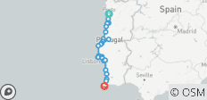 Deportivo de Oporto a Sagres (12 días) - 30 destinos