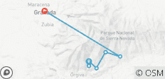Alpujarras Bergwanderung (8 Tage) - 8 Destinationen