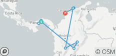 Panama & Kolumbien - Kultur, Kaffee, Küste (18 Tage) - 14 Destinationen