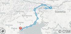 Bled - Venetië: wilde rivieren en zachte kusten (8 dagen) - 16 bestemmingen