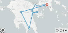 Avontuur op de Peloponnesos (8 dagen) - 10 bestemmingen