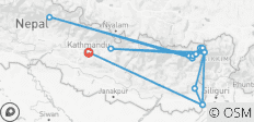 Kanchenjunga Circuit Trek (26 dagen) - 18 bestemmingen