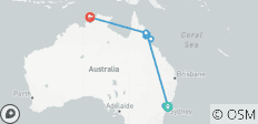 Australia - The Secrets of the East and North 13 Days - 14 destinations