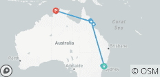 Australia - Reefs, Rainforest and Red Earth 13 Days - 13 destinations