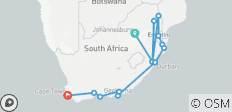 Zuid-Afrika & Eswatini: Regenboog (21 dagen) - 14 bestemmingen