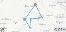 Classic Taj & Tigers (3 Star) - 8 days - 10 destinations