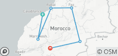 Morocco: Imperial Cities and Desert Kasbahs - Days 1 - 9 Arrive Casablanca - 6 destinations