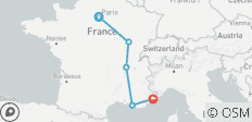 12 días de aventura en Francia: París, Dijon, Lyon, Marsella y Niza - 5 destinos