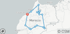Circuit de 10 jours au Maroc au départ de Casablanca - 17 destinations