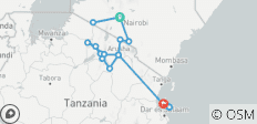 Kenya et Tanzanie : Maasai Mara, Serengeti et Zanzibar : les points forts - 20 destinations