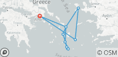 Greek Island Hopping Plus 35 to 45 (35 To 45) - 11 destinations