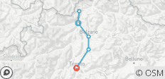 E5 : Le sentier européen de grande randonnée (8 jours) - 6 destinations