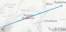 Excursión al Volcán de Acatenango y Escapada a Antigua - 4 destinos