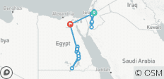 La Jordanie cachée avec les trésors de l\'Égypte et le Nil Amman → Le Caire (2027) - 31 destinations