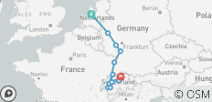 Rhine Christmas Markets with Switzerland 2027 - 12 Days - 14 destinations