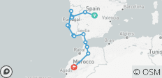 De Madrid à Marrakech (from Madrid to Marrakech) - 14 destinations