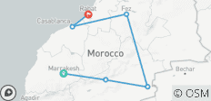 7 DAY TOUR OF THE IMPERIAL CITIES FROM MARRAKECH - 6 destinations