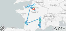 Le Tour de la France 2027 – 31 jours (de Lyon à Paris) - 69 destinations