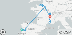 France and Portugal Encounter 2027 - 31 Days (20 destinations) - 20 destinations