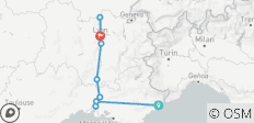 Idyllic Rhône with French Riviera 2027 - 11 Days (from Nice to Lyon) - 8 destinations