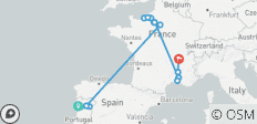 France and Portugal Encounter 2027 - 31 Days (14 destinations) - 14 destinations