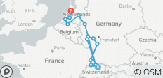 Romántico Rin y Mosela con Ámsterdam 2027 - 17 Días (from Zúrich to Amsterdam) - 14 destinos