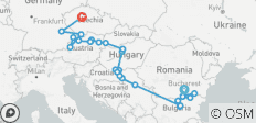 « L\'Europe de l\'Est et les Balkans à la découverte » et « Les joyaux du Danube avec Prague 2027 » - 19 jours (de Bucarest à Prague) - 26 destinations