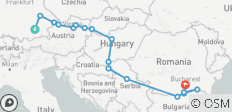 Juwelen der Donau & Osteuropa & Balkan enthüllt 2027 - 16 Tage (17 Destinationen) - 17 Destinationen