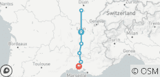 Bourgogne et Provence (2027) (Lyon à Arles, 2027) - 6 destinations