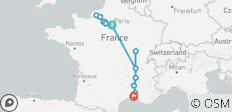 Grand France (2027) (de Paris à Arles, 2027) - 15 destinations