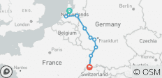 Bemerkenswerter Rhein & Historisches Holland (2027) (Amsterdam nach Basel, 2027) - 9 Destinationen