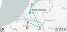 Hollande et Belgique à l\'époque des tulipes (2027) (d\'Amsterdam à Bruxelles, 2027) - 7 destinations