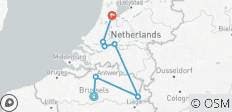 Hollande et Belgique à l\'époque des tulipes (2027) (de Bruxelles à Amsterdam, 2027) - 7 destinations