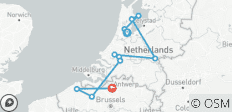 Tulipes et moulins à vent (2027) (d\'Amsterdam à Anvers, 2027) - 11 destinations