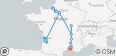 Ultimate France (2027) (Bordeaux à Arles, 2027) - 22 destinations