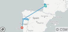 Routes des vins de France et du Portugal (2027) (Bordeaux à Lisbonne, 2027) - 16 destinations