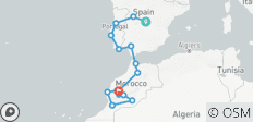 Espagne, Portugal et Maroc (15 destinations) - 15 destinations