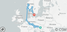 Wunderschönes Europa und Norwegische Fjorde Budapest → Kopenhagen (2027) - 21 Destinationen