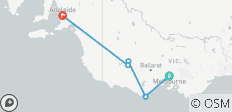 Les points forts de Melbourne à Adélaïde - 2 jours - 5 destinations