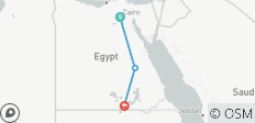 Circuit de 6 jours au Caire, à Louxor, à Assouan et à Abou Simbel - Découvrez les plus belles merveilles de l\'Égypte - 4 destinations