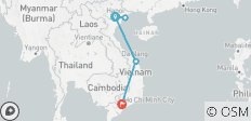 Circuit de 10 jours de Hanoï à Saigon : dîner Michelin, croisière sur le lac Lan Ha