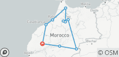 Circuit privé de 8 jours au départ de Marrakech - 10 destinations