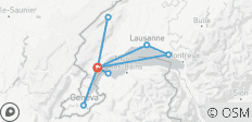 Vacances à vélo Tour de découverte du lac Léman - 10 destinations