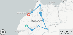 Circuit de 6 jours au Maroc à partir de Marrakech | Désert et villes impériales - 13 destinations