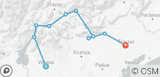 De Vérone à Venise : Randonnées épiques et détente - 10 destinations