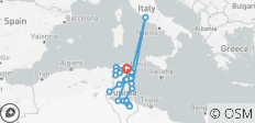 Tunisia Encompassed - 22 destinations