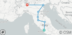 Circuit en Italie du Nord (de Rome à Milan) - 7 destinations