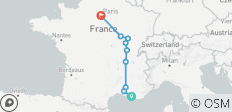 Côte d\'Azur et Bourgogne (9 destinations) - 9 destinations
