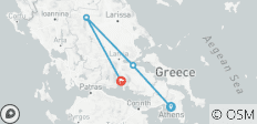 Athènes et la Grèce du Nord avec Meteoras (from Athènes to Delphi) - 4 destinations