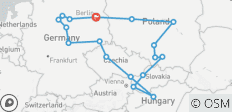 Berlijn, Praag, Boedapest en het beste van Polen - 18 bestemmingen